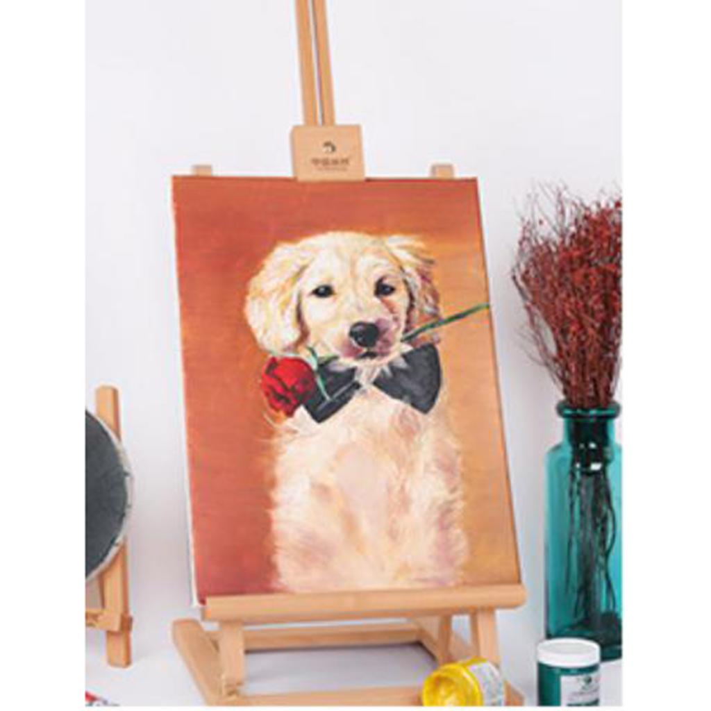 Blank White Canvas Board Wooden Frame For Oil Acrylic Painting