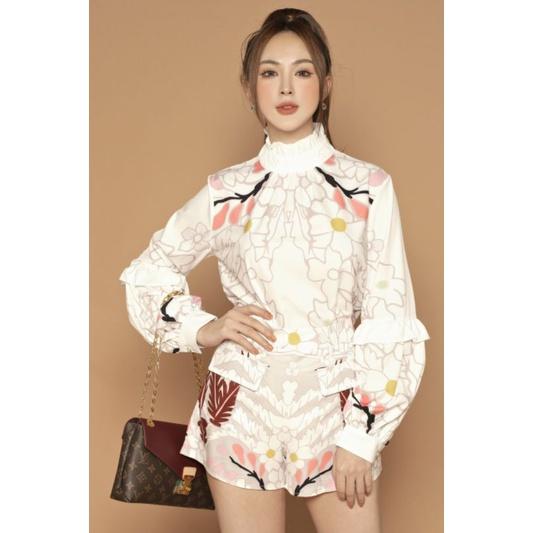 SÉT BỘ LỤA HOẠ TIẾT SIÊU SANG