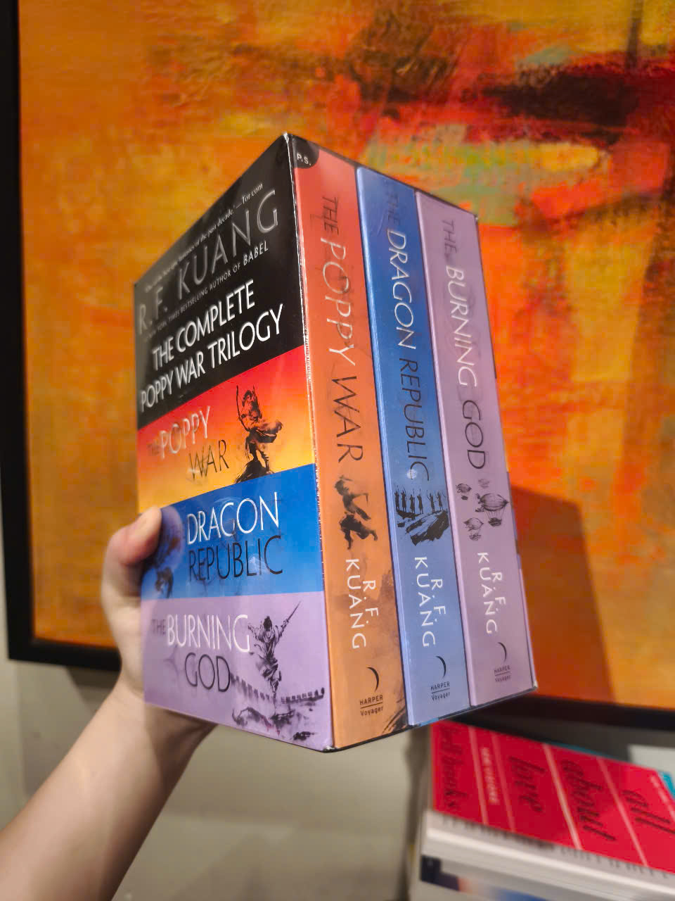 Sách - The Complete Poppy War Trilogy Boxed Set: The Poppy War/The Dragon Republic/The Burning God #1 New York Times/Ngoại văn chính hãng