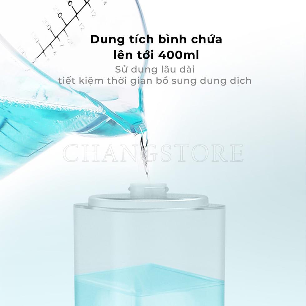 Máy Rửa Tay Phun Khử Khuẩn Cảm Ứng Tự Động, Máy Đựng Xà Phòng Rửa Tay Dung Tích 400ml