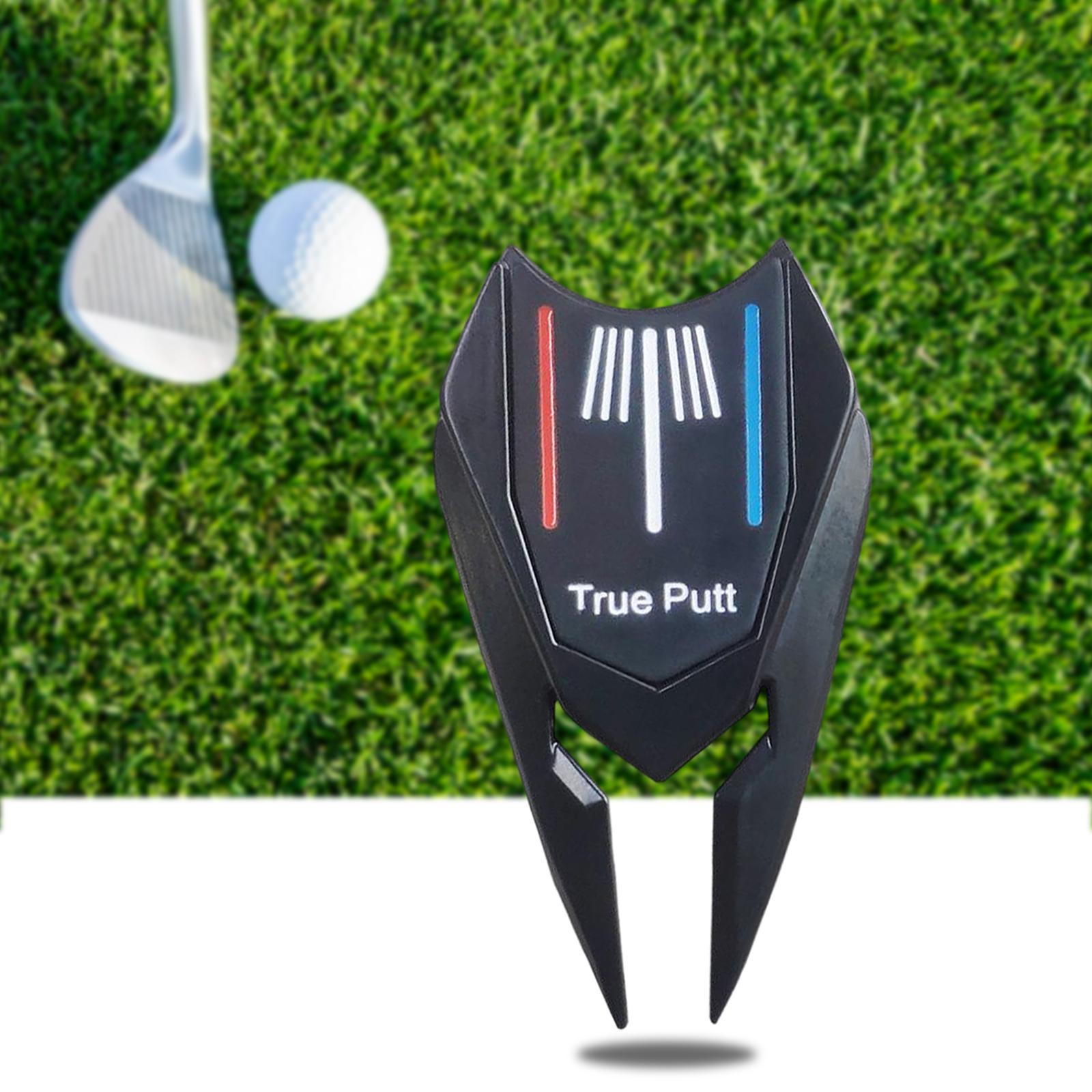 Divot Repair Fork Line Marker Golf Accessories Alignment Tool for Pitch Mark Repair Golfer