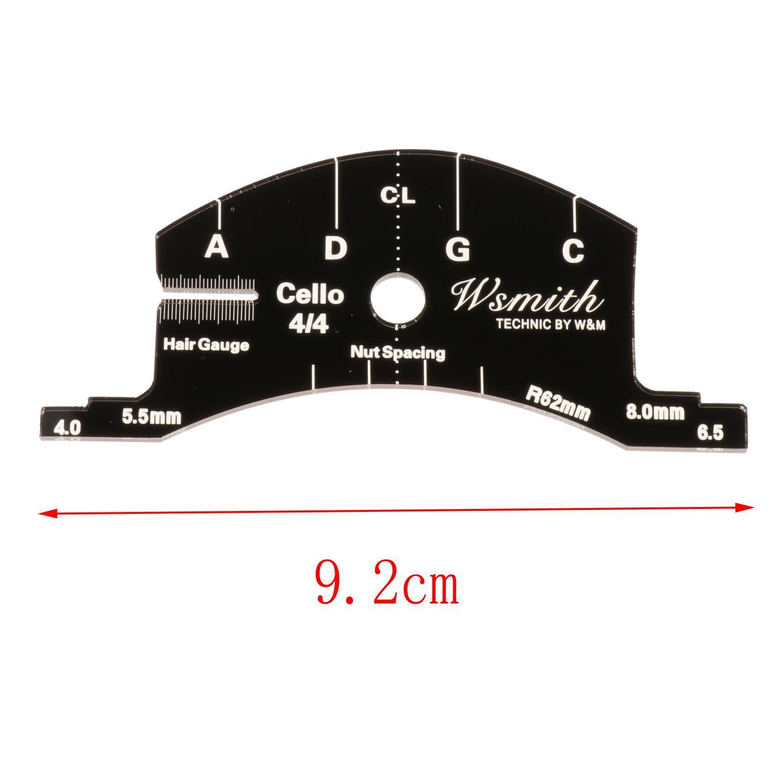 Violin String Bridge Multifunction  Template for Violin /Viola /Cello