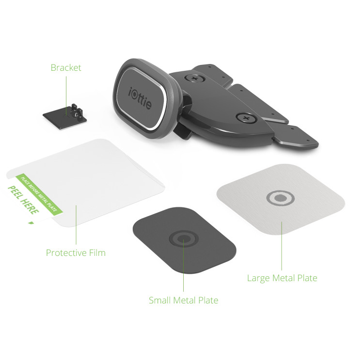Giá Đỡ Điện Thoại Ô Tô iOttie iTap 2 CD Slot Hút Dính Nam Châm Gắn Khe Ổ CD - Sản Xuất Tại Hàn Quốc - Hàng Chính Hãng