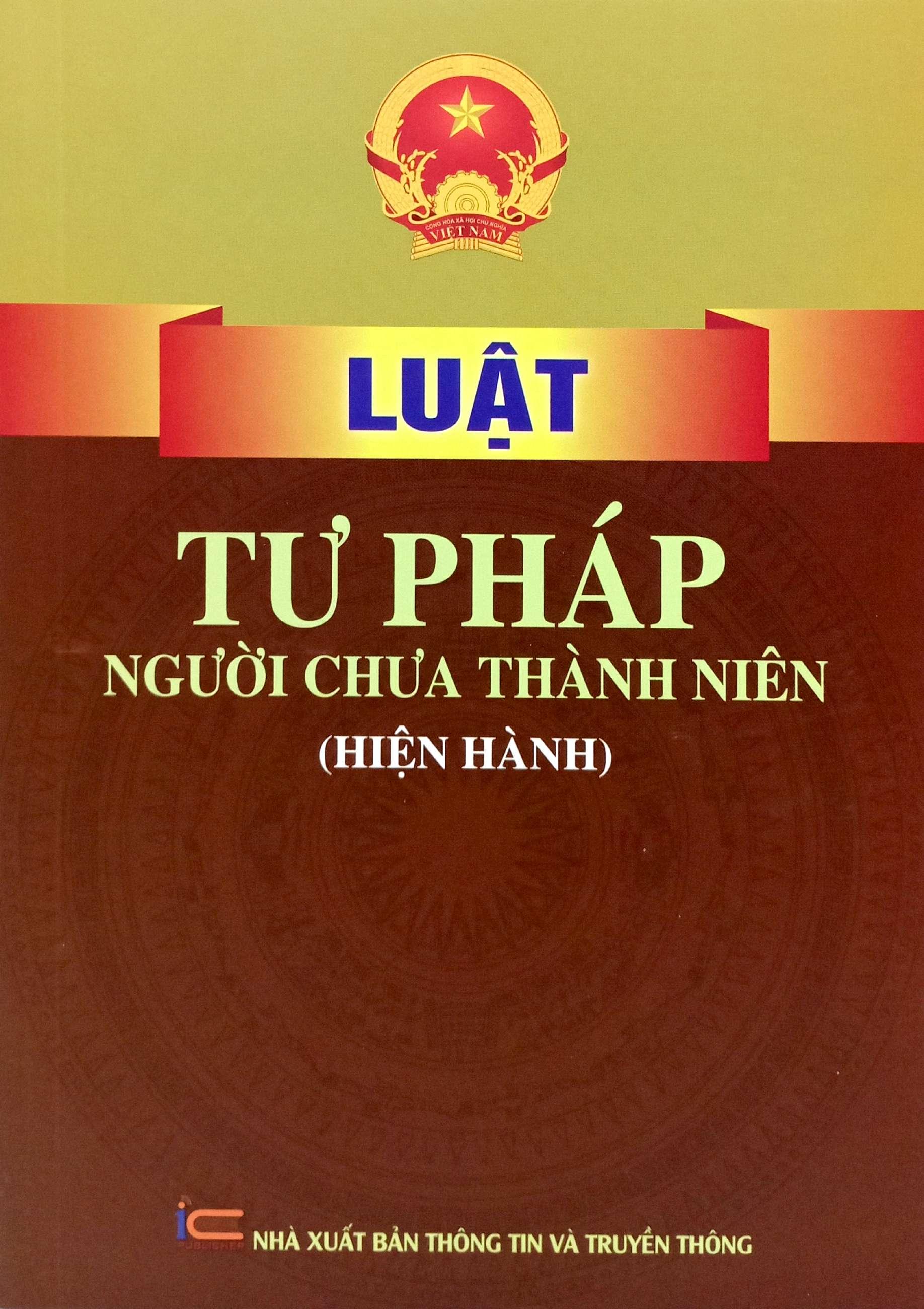 Sách - Luật Tư Pháp Người Chưa Thành Niên (Hiện Hành) 