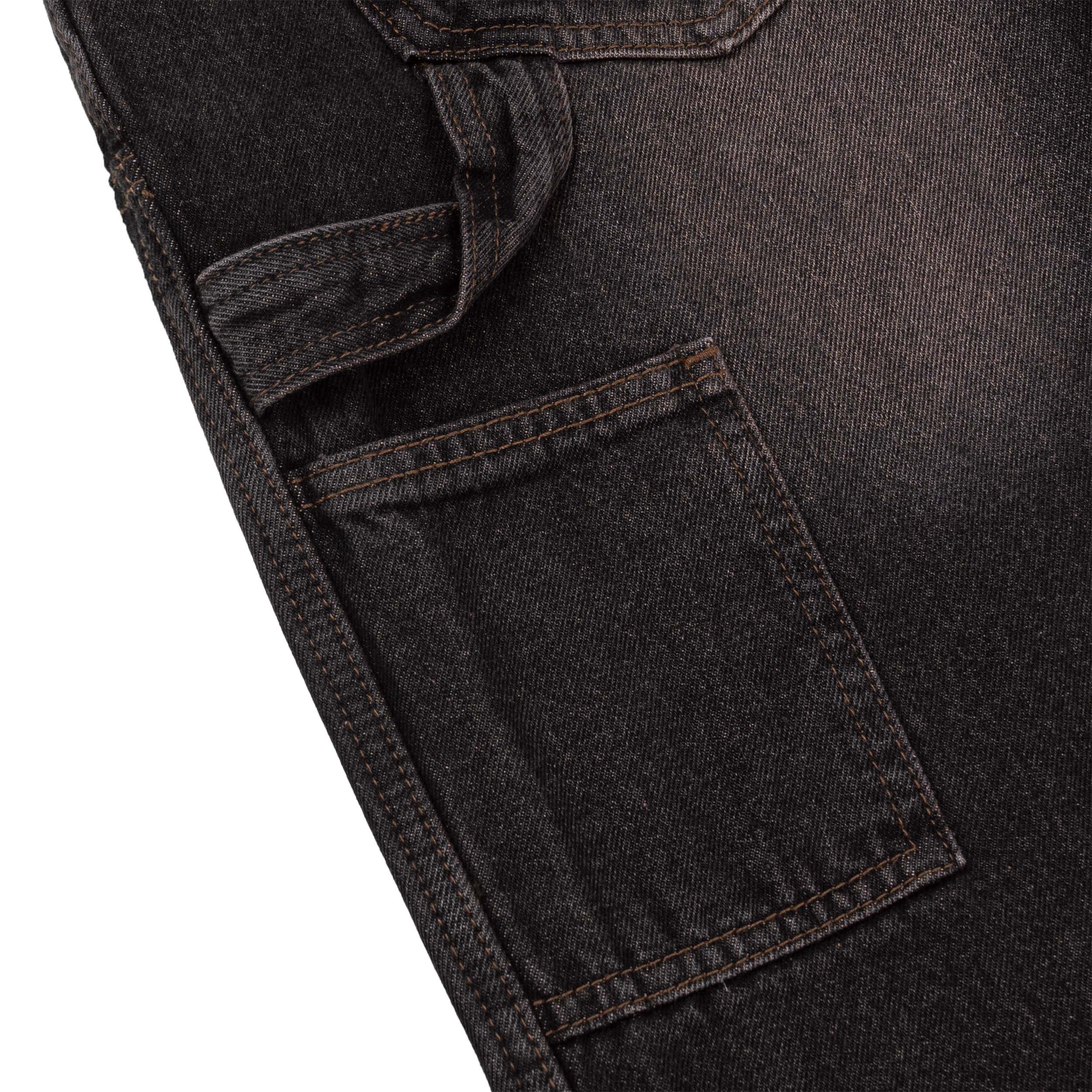 Quần DirtyCoins Distressed Double Knee Denim Pants Brown