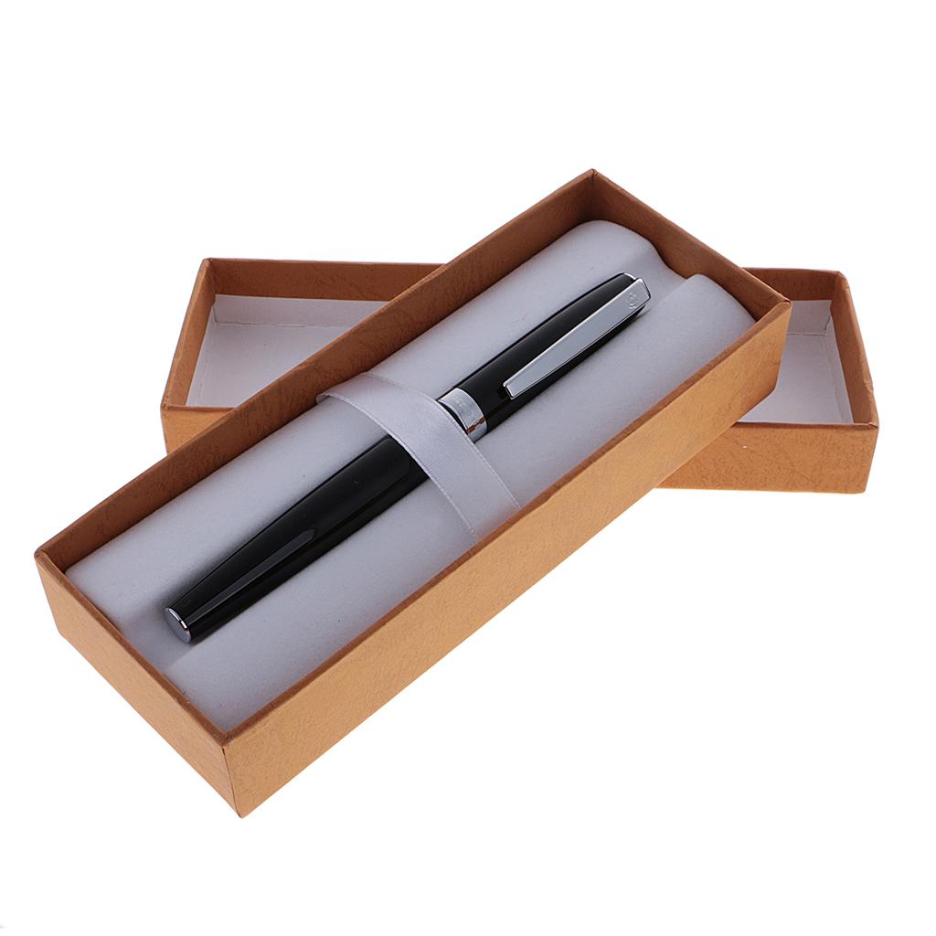 Black Fountain Pen Fine Nib Storage Box Graduation Ceremony Gifts Office