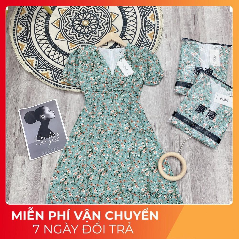 Váy Hoa Nhí Dự Đám Cưới NYC Đây Rồi , Hàng may kỹ 2 lớp , Vải voan Hoa loại 1 luôn ạ