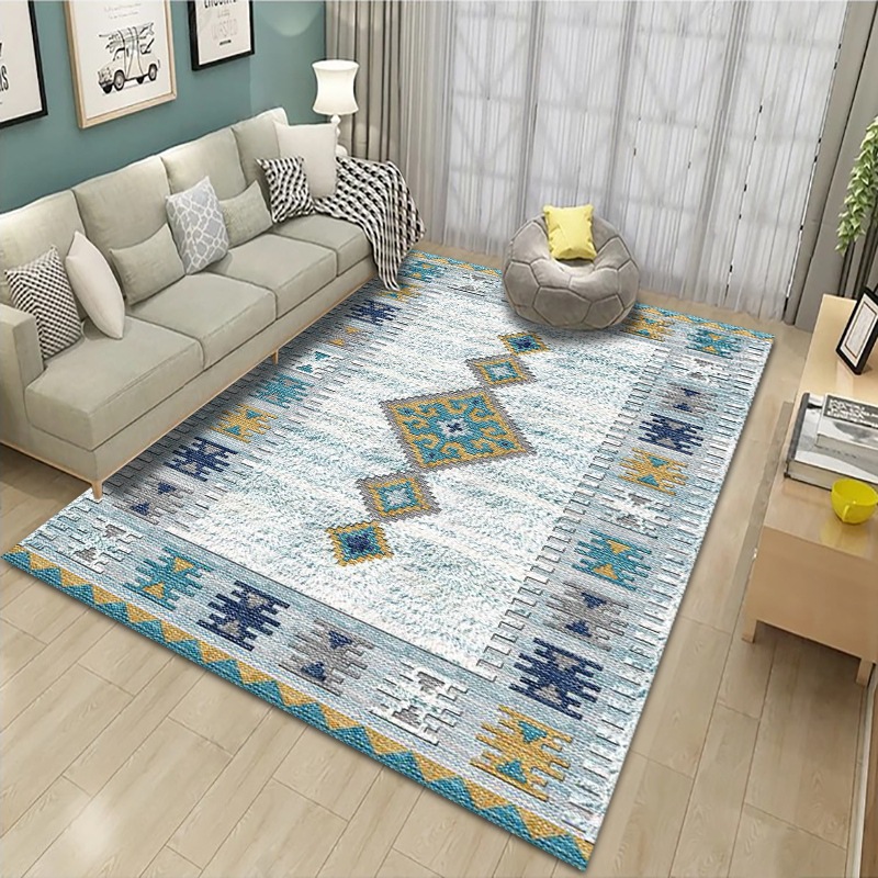 Thảm lông trải sàn lông mịn kích thước 1.2 x 1.6m- dài Thảm lông trải sàn cao cấp phòng khách trang trí nhà cửa.