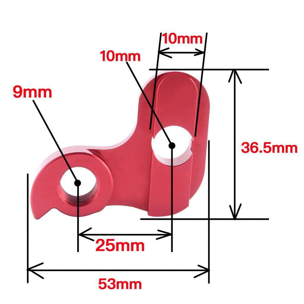 Folding Rear Derailleur Tail Hook Hanger Cycling Accessories Red