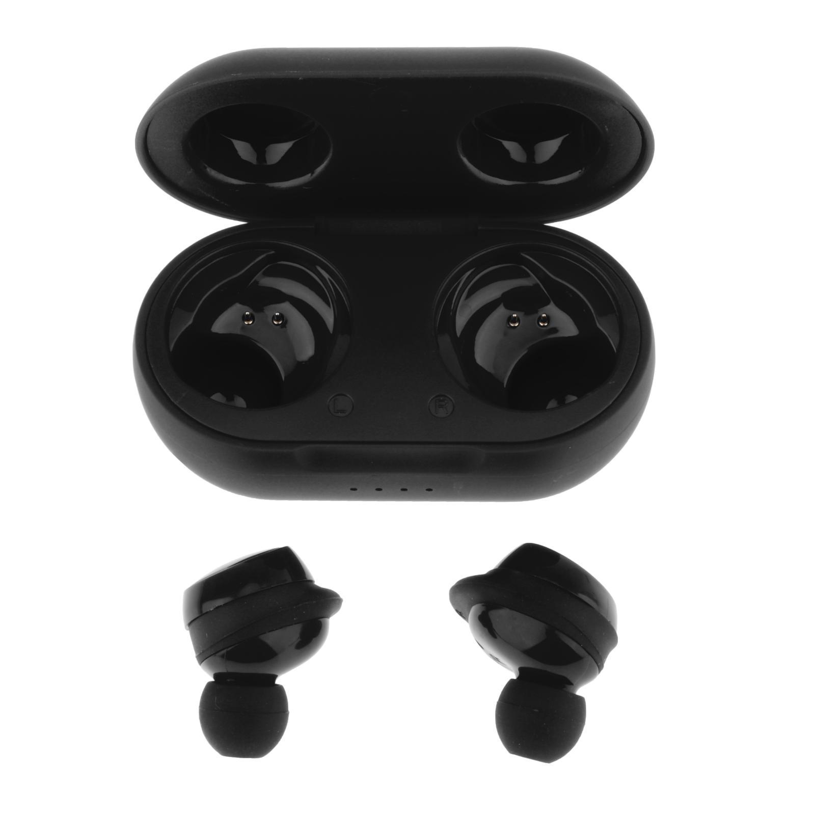 Wireless Bluetooth Earbuds Ear Buds in-Ear Headphones Black