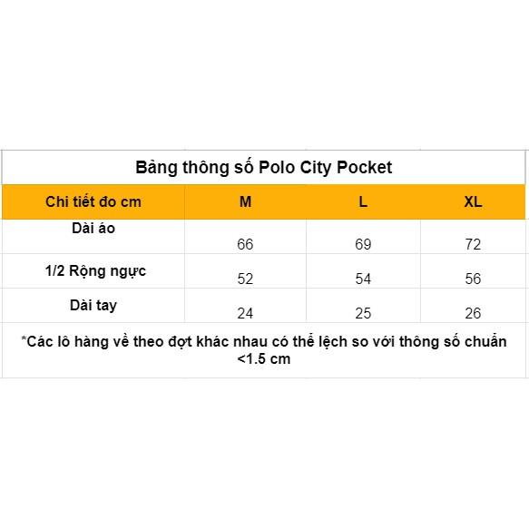 Áo polo nam nữ City Pocket - Áo thun nam có cổ Unisex form rộng Local Brand