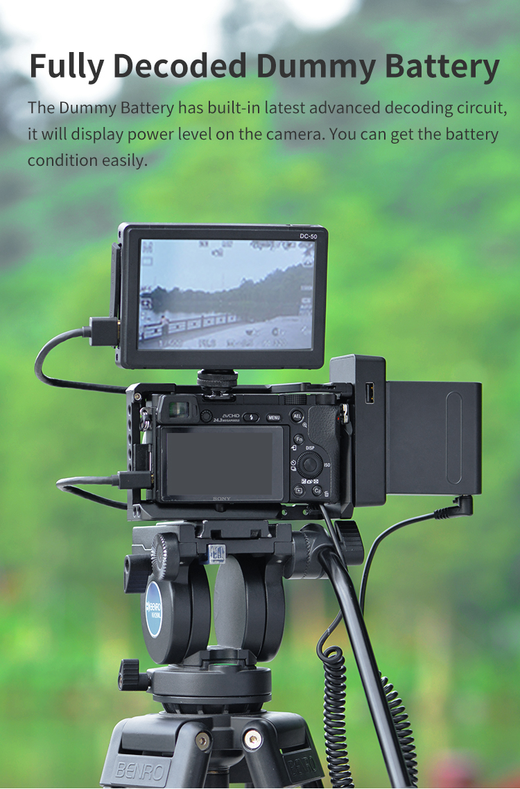 Pin ảo/ giả pin/ Pin Dummy Kingma for Sony NP-FZ100, Hàng nhập khẩu