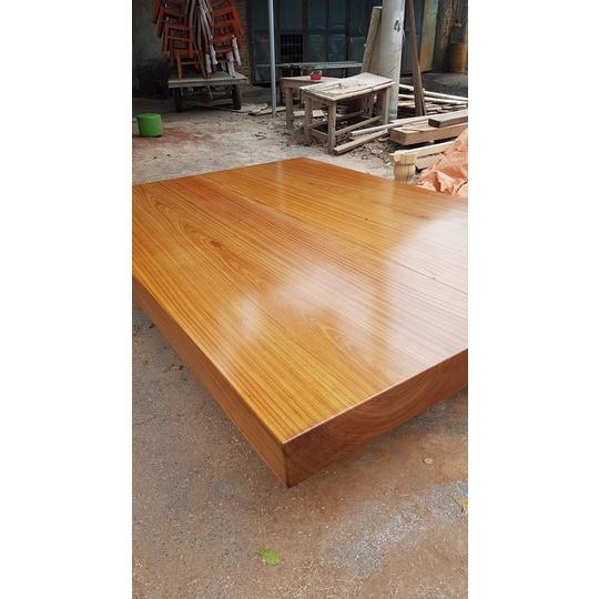 Sập Chiếu Ngựa Cẩm Vàng Nguyên Khối