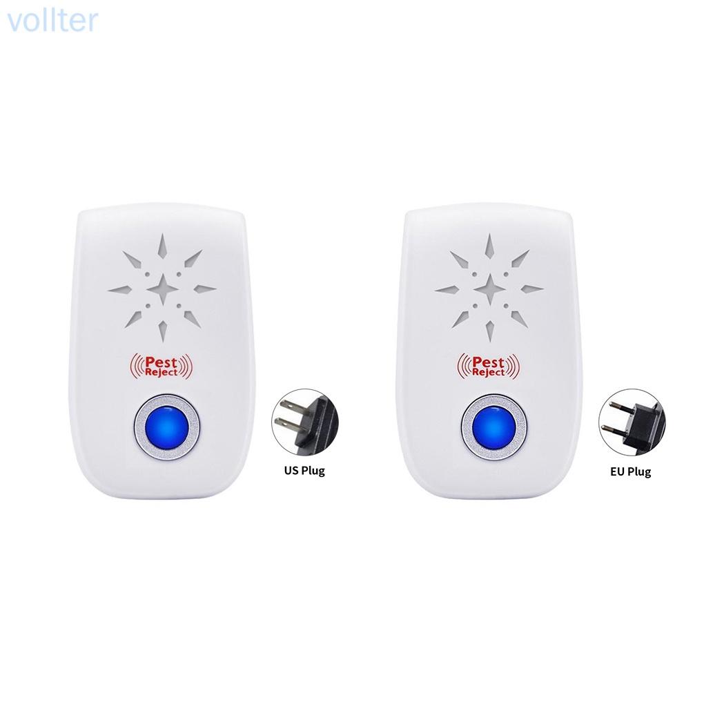 Pest Repeller Sonic 80㎡ Insect Repeller Electric Low-noise Home Pest Control Device, US Plug