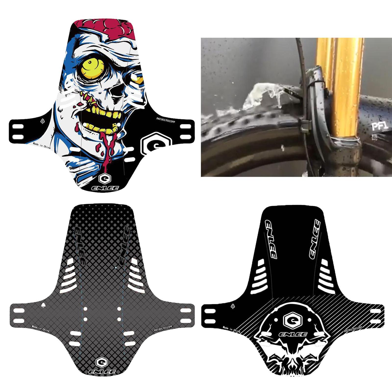 Durable Bike , Mountain Road Bike Mudguards, Flexible Front and Rear Mud Guard Compatible for 26", 27.5", 29" Bicycles