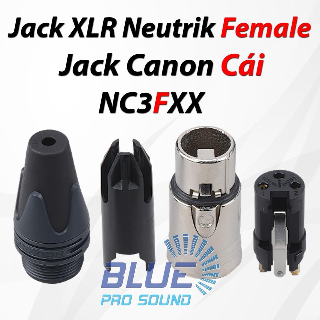 Jack Canon Neutrik Đực - Cái - Chính hãng - Sản xuất tại Châu Âu