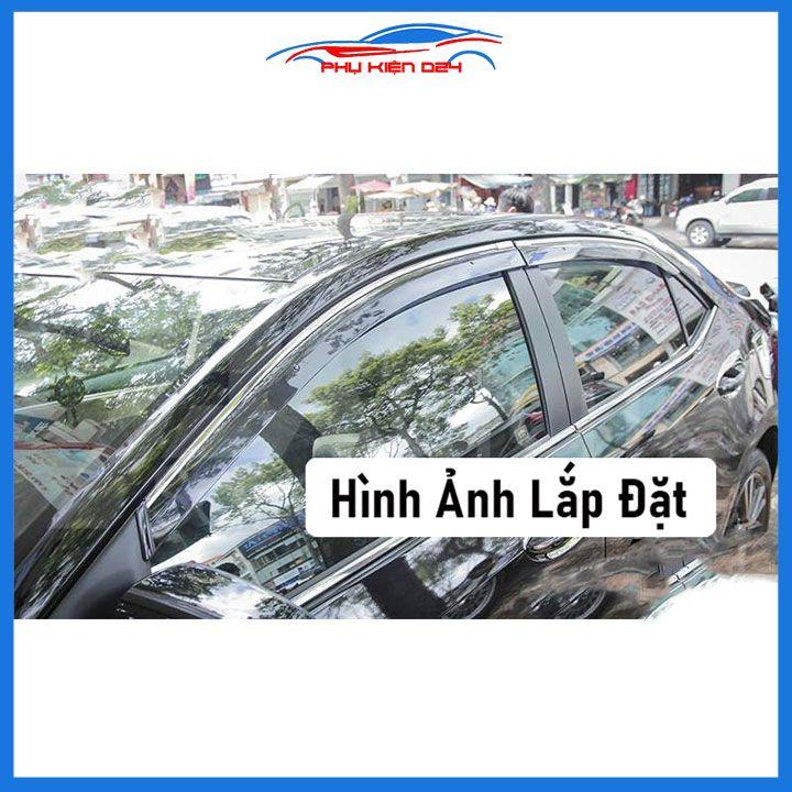 Vè che mưa chỉ INOX Altis 2022-2023 chắn mưa cản bụi trang trí ô tô