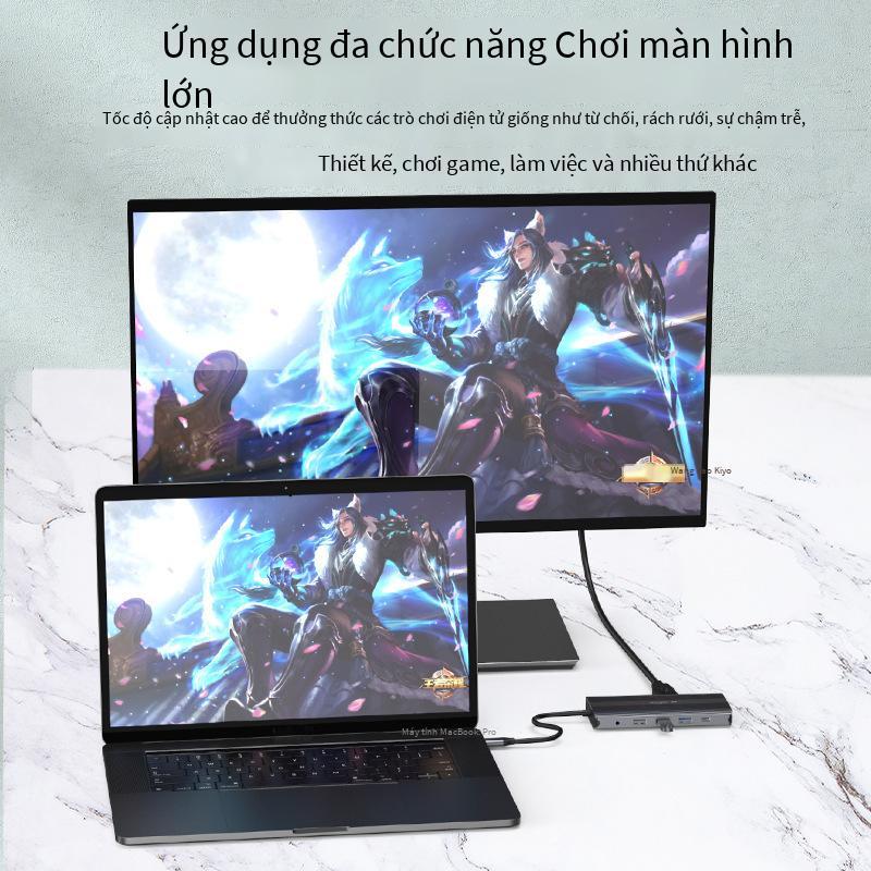 Khuyến mại đế cắm loại c 12 trong 1 DP/HDMI/VGA cùng màn hình đế cắm máy tính xách tay Bộ chuyển đổi MacBook