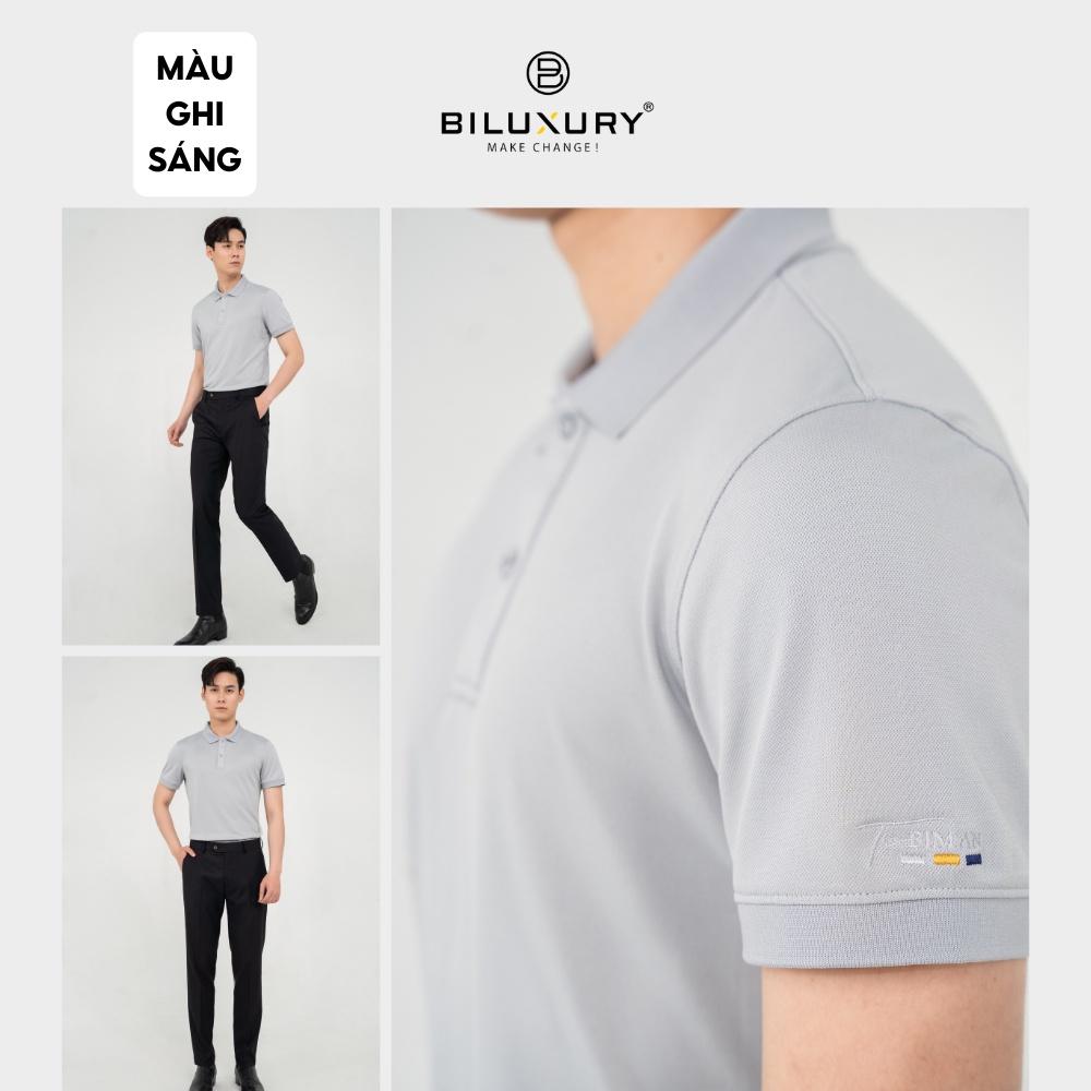 Áo thun polo nam Biman by Biluxury 5APCB011 Chất vải coolmax cao cấp thoáng khí không nhăn xù,nhiều màu sắc