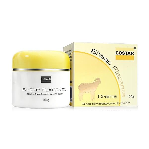 Kem dưỡng da nhau thai cừu costar sheep placenta creme 100g kem dưỡng trắng da cấp ẩm và phục hồi da