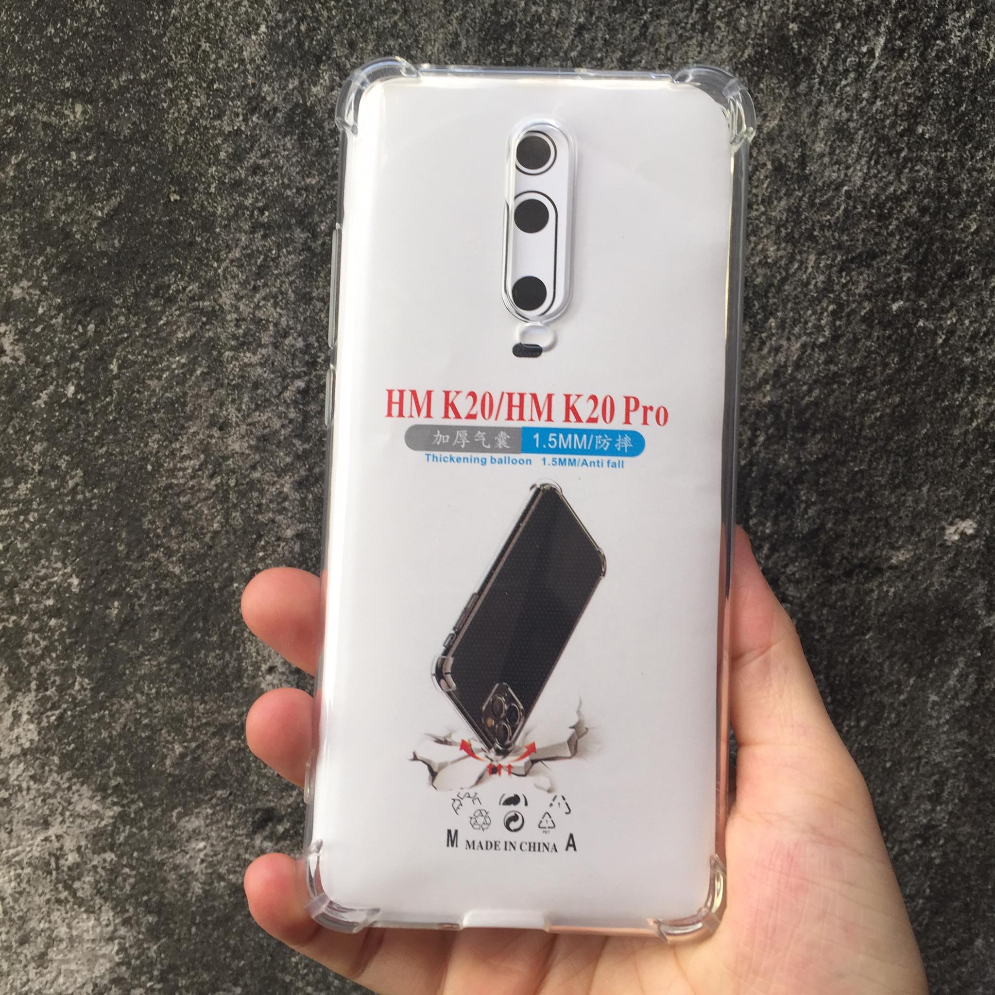 Ốp lưng silicon cho Xiaomi Redmi K20/ K20 Pro - chống sốc gờ cao 4 góc trong suốt