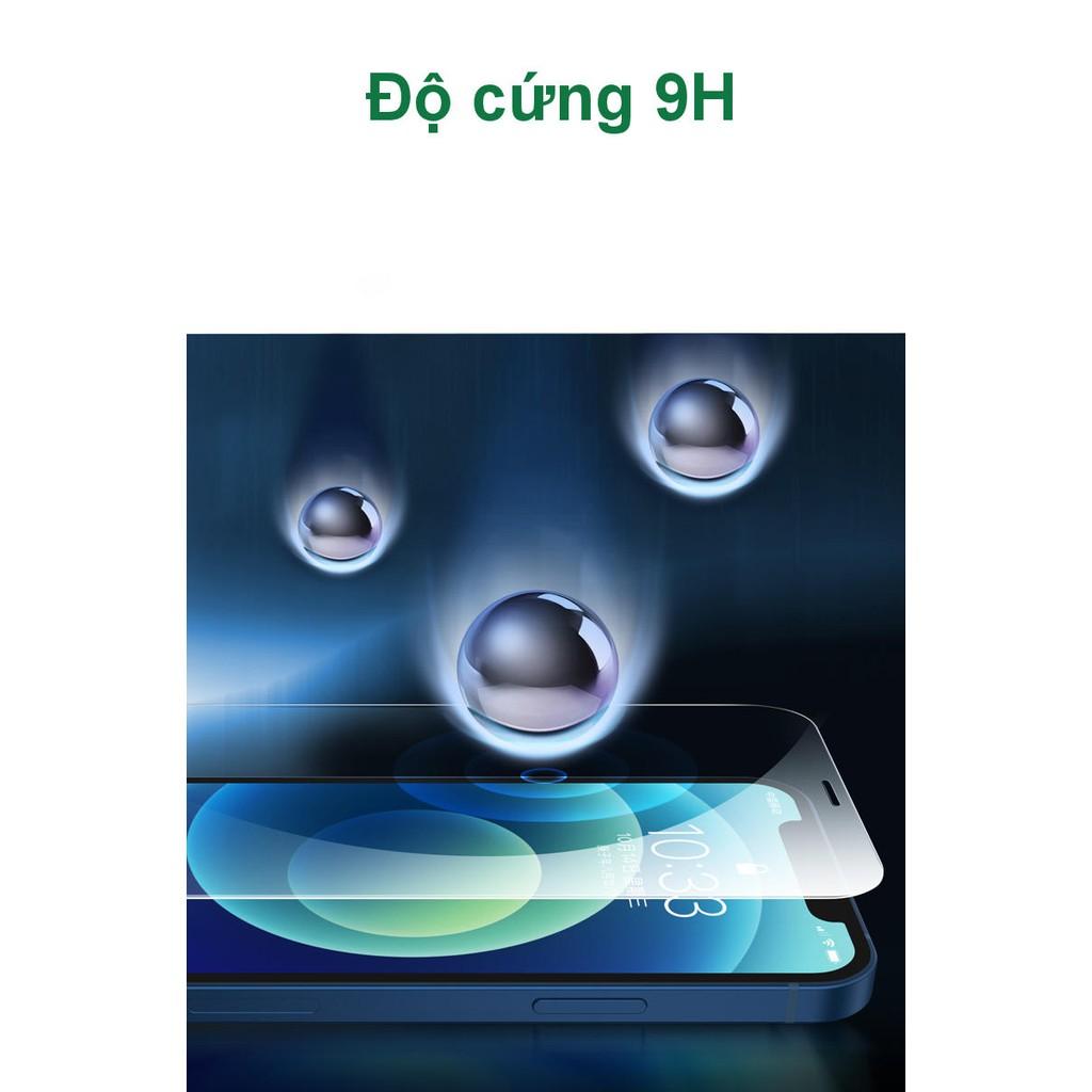 Miếng dán kính cường lực ánh sáng xanh, độ cứng 9H cho iPhone 12 mini / 12 / Pro / Max UGREEN SP158 SP159 SP161 - Hàng Chính Hãng