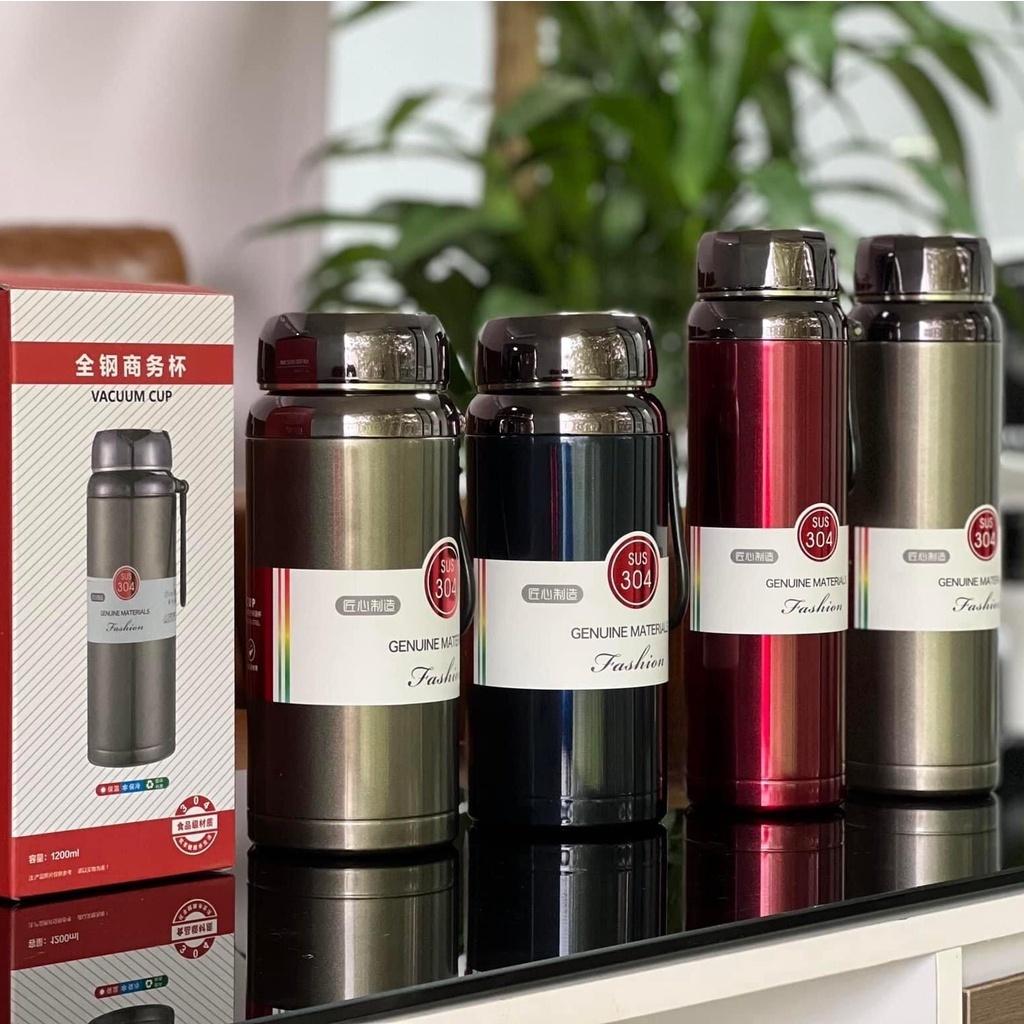 Bình Giữ Nhiệt Nóng Lạnh Vacuum Inox SUS 304 1200ml Cao Cấp