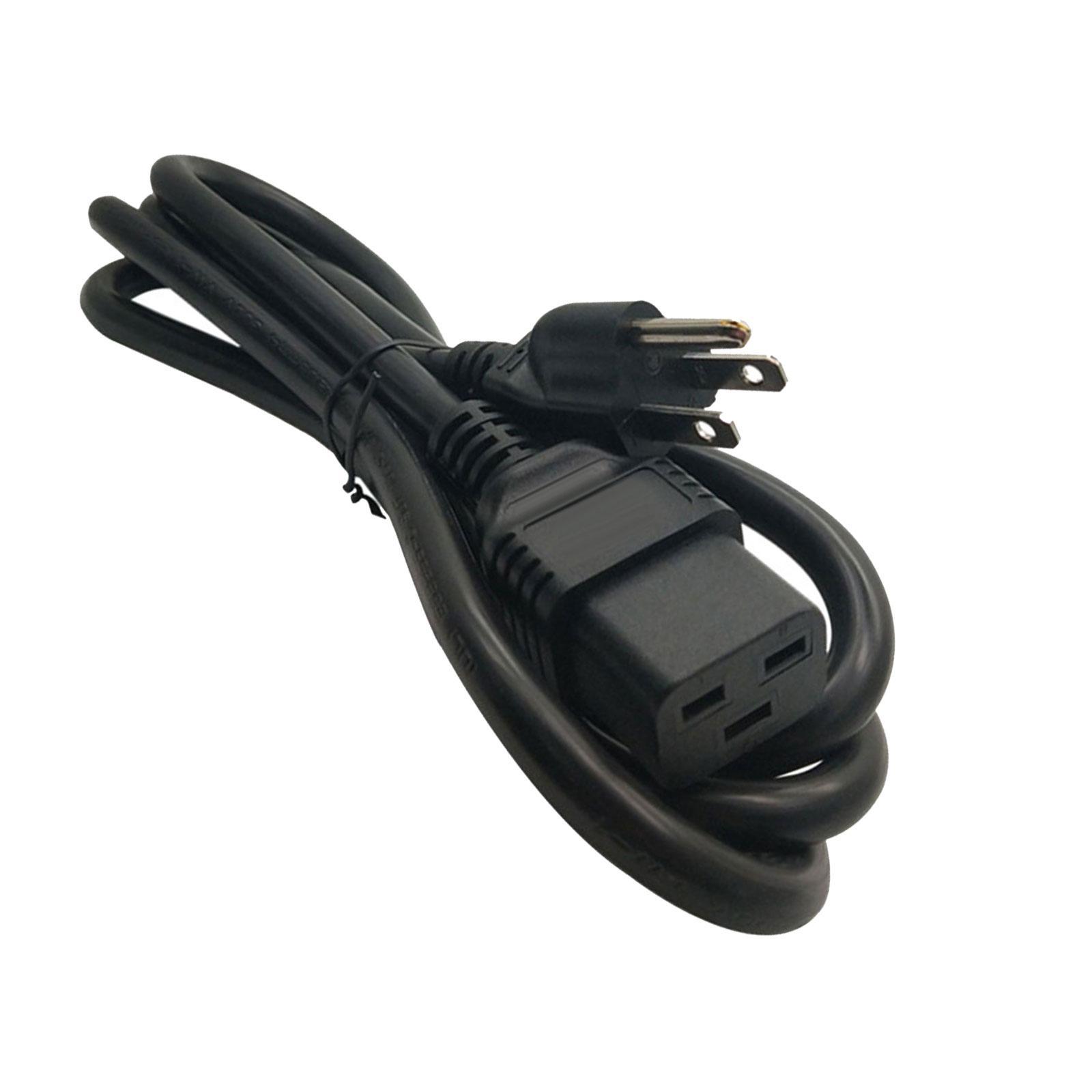 US NEMA 5-15P to C19 Power Cord Stable Transmission Professional 15A 3 Prong