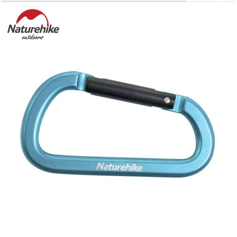 Móc nhôm, móc D siêu nhẹ, đa năng 8cm Naturehike NH15A001-H