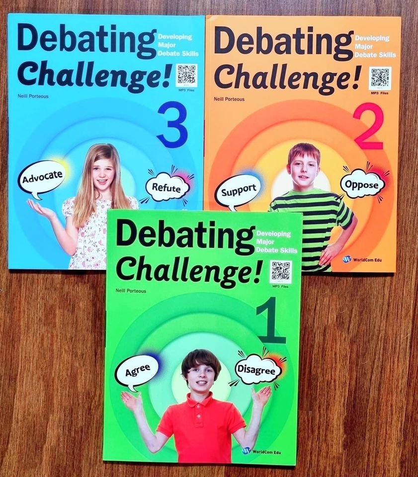 Bộ debating challenge 3 quyển in màu laser