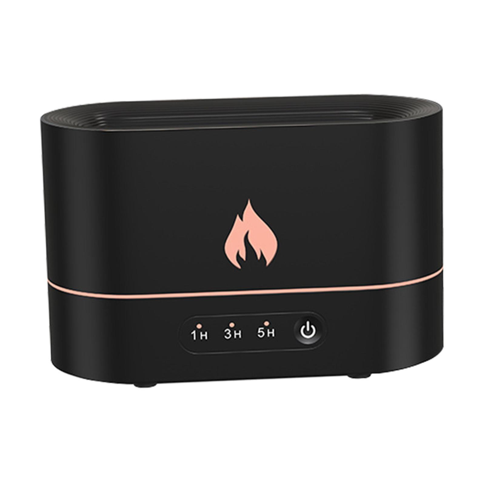 Air Humidifier Waterless Auto Shut-Off with Realistic Flame for Travel