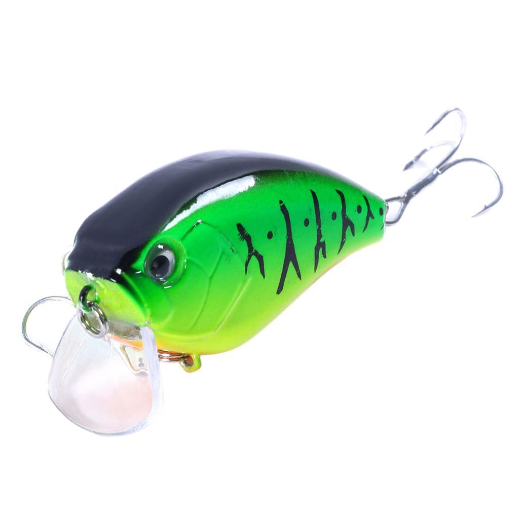 1pcs Colorful Crankbaits Fishing Lure Hard Bait For Bass Trout Perch