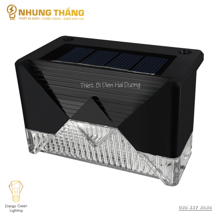 Đèn LED Pha Lê Gắn Tường Năng Lượng Mặt Trời TH798 - Chiếu Sáng Lối Đi - Chân Cầu Thang - Hàng Rào - Hành Lang - Có Video