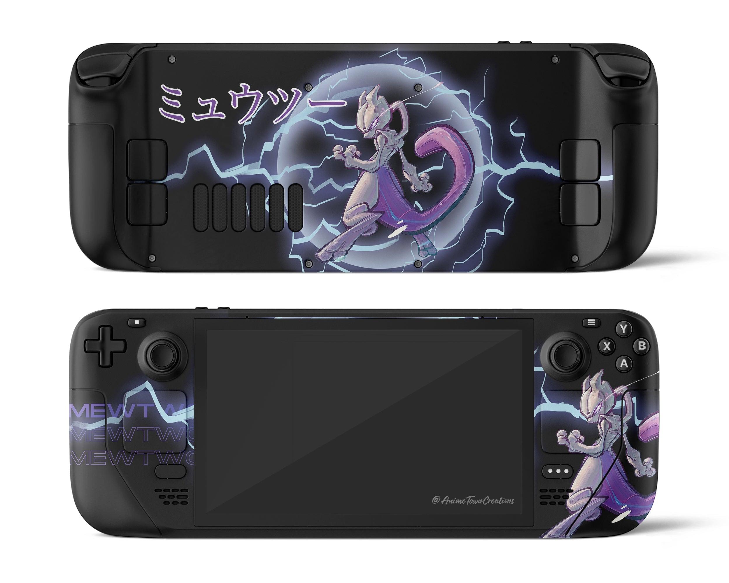 Skin dán Steam Deck mẫu Pokemon Mewtwo (Đã cắt sẵn chi tiết, dễ dán)