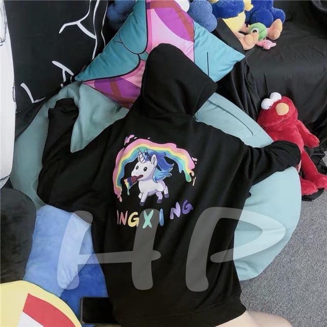 Khoác nỉ ngựa 2 mặt INGXING THG865