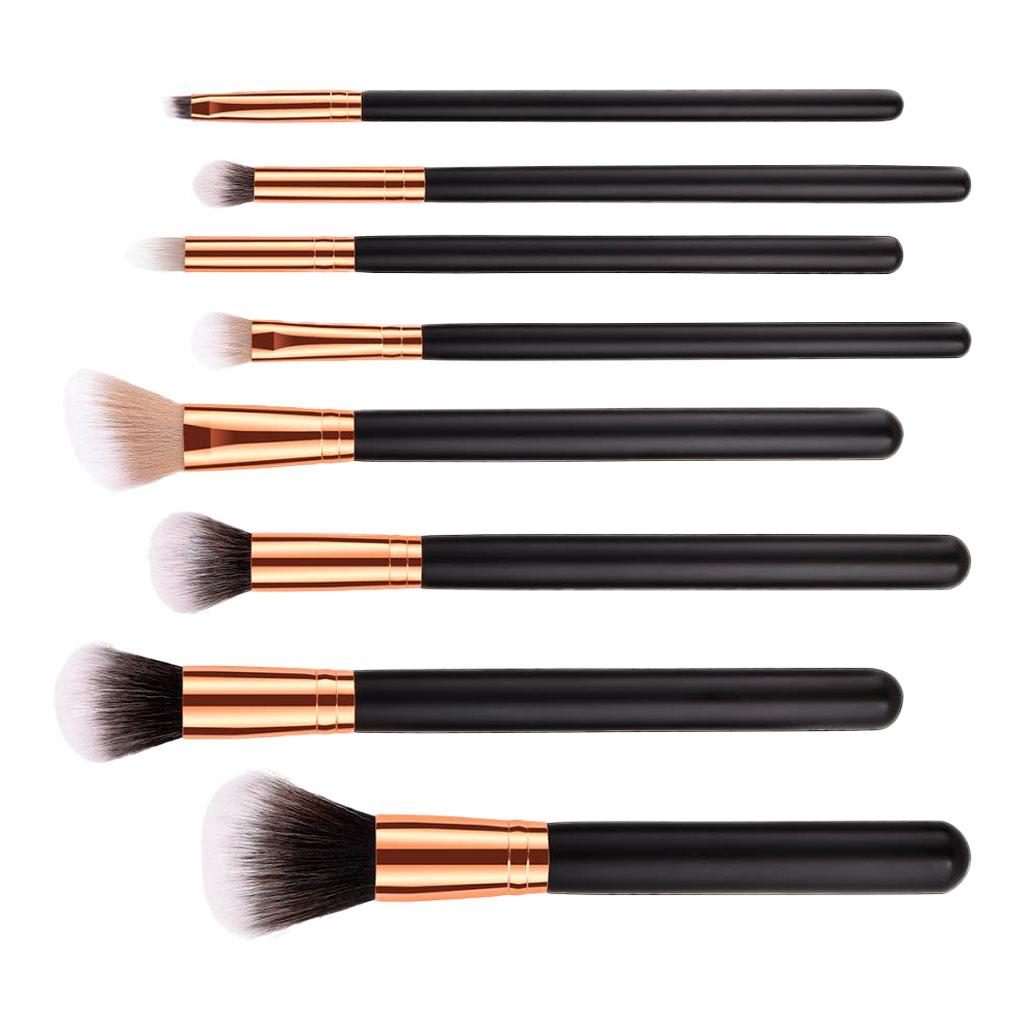 Soft Makeup Brushes Set Powder Foundation Eyeshadow Brow Lip Brush Tool 8PCS