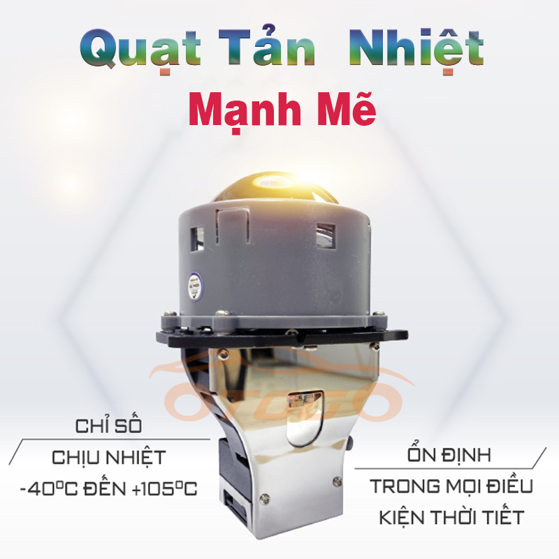Đèn Bi Led Pha Lightway Siêu Sáng Có Chip Trợ Pha Riêng 68W