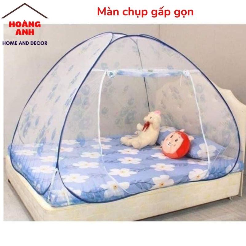 Màn chụp, mùng chụp tự bung gấp gọn bảo vệ gia đình nhiều kích thước tiện lợi
