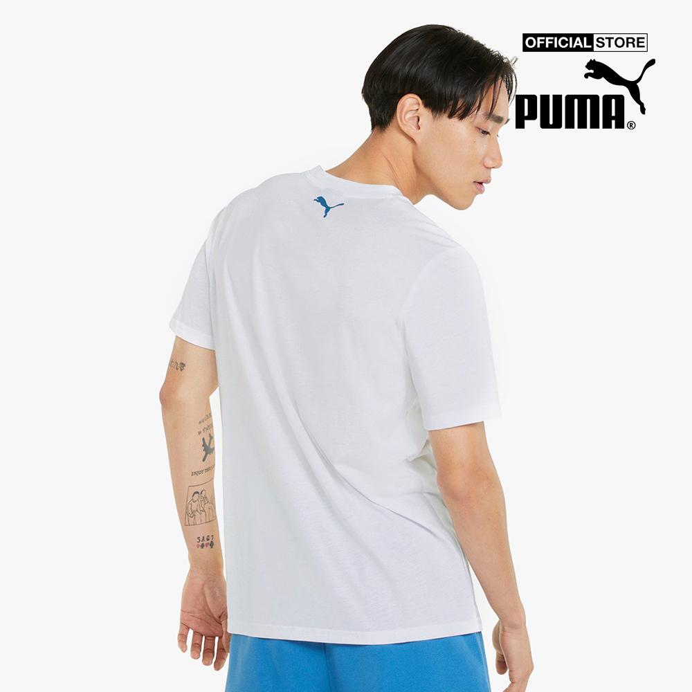 PUMA - Áo thun nam cổ tròn ngắn tay All Tournament Basketball 532132