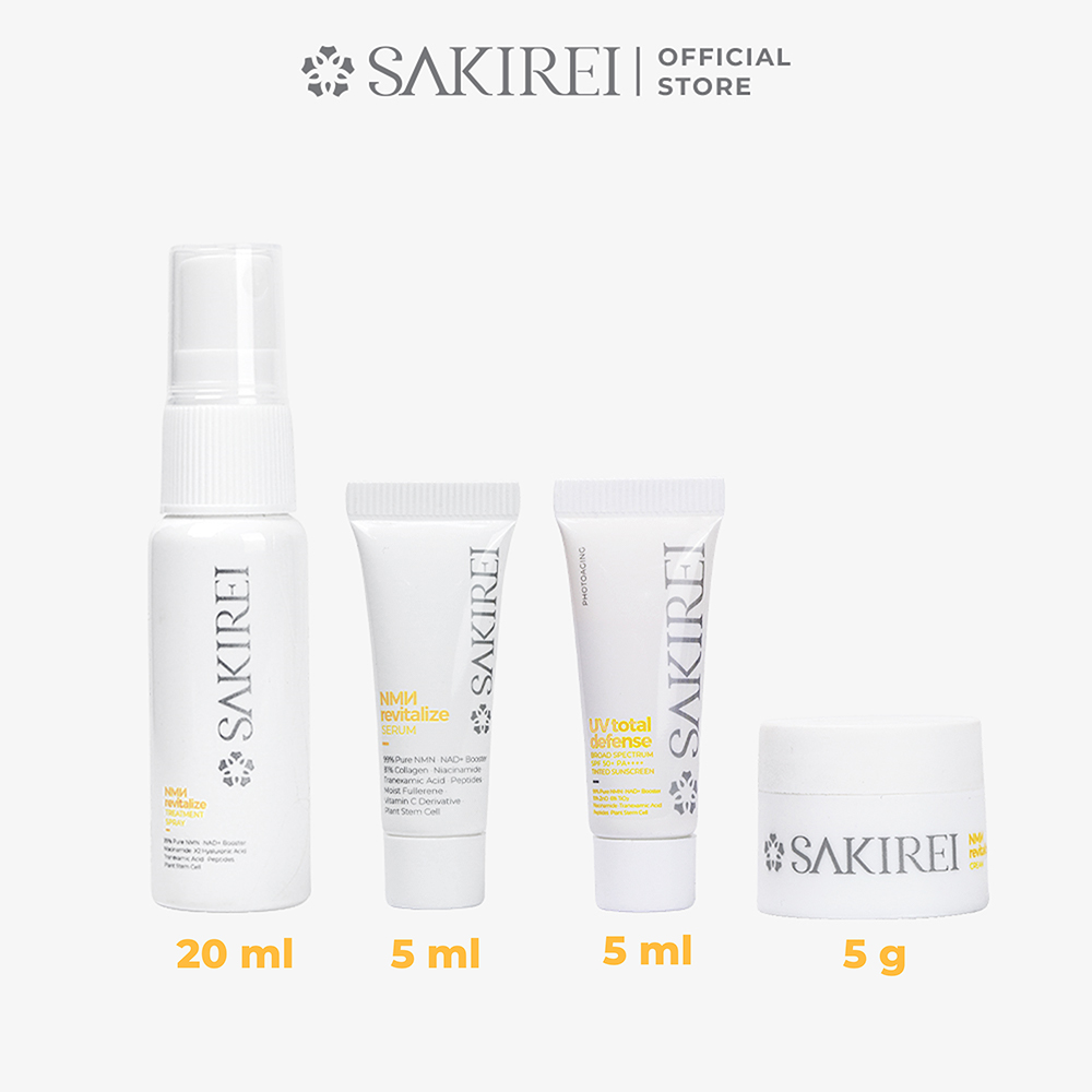 [Quà Tặng] Serum dưỡng trắng da, chống lão hóa Sakirei NMN Revitalize Serum 5ml