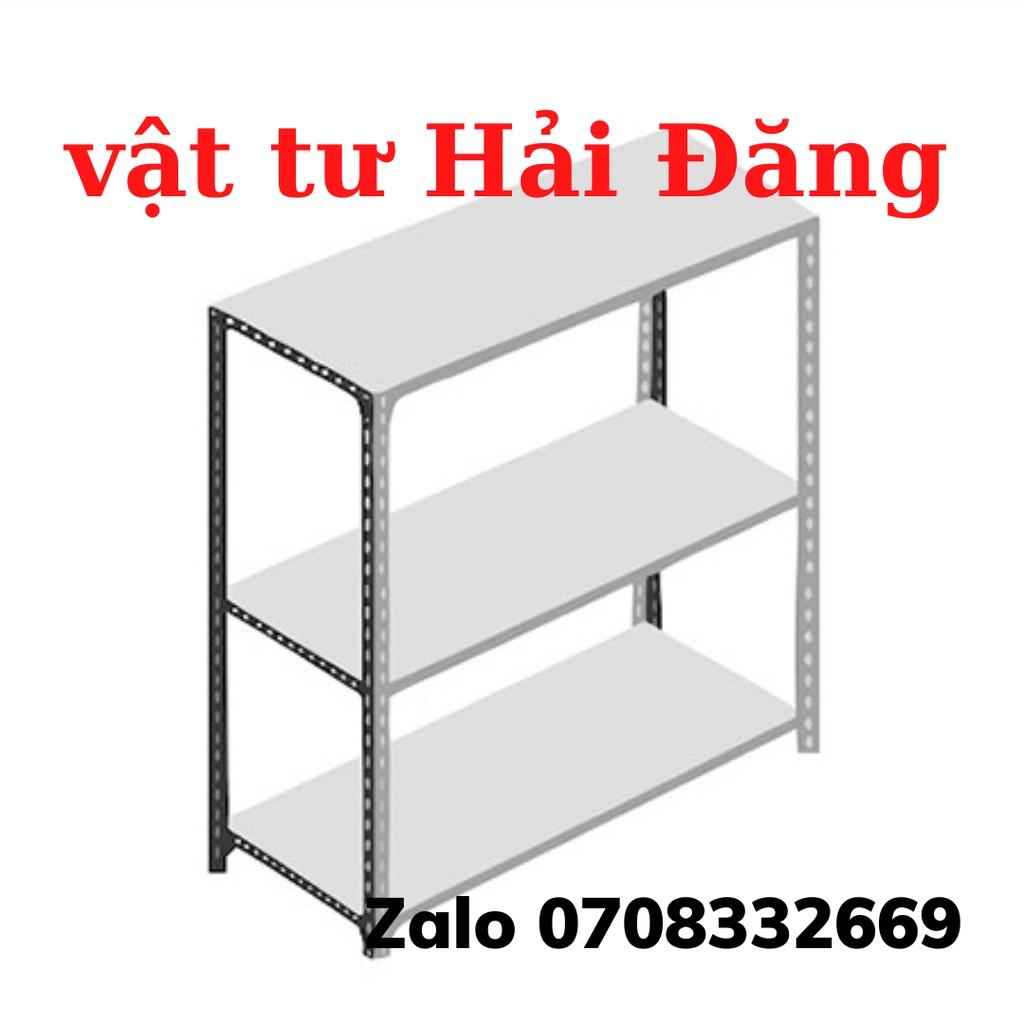 (mâm sắt Rộng 40cm) kệ sắt v lỗ ,kệ 3 tầng dài 60cm - 80cm - 100cm - 120cm - 150cm,kệ nhiều kích thước