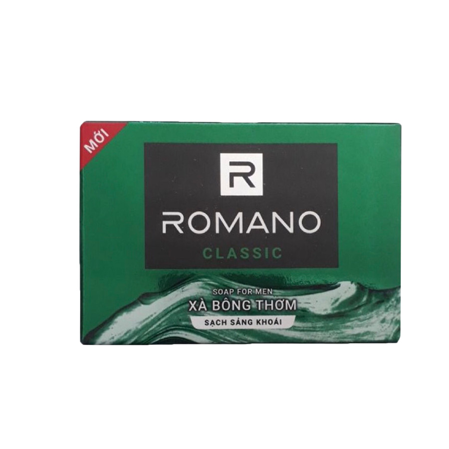 Combo 3 Xà bông tắm Romano Classic 90g*3-Tặng 5 Gói dầu gội Romnao Classic