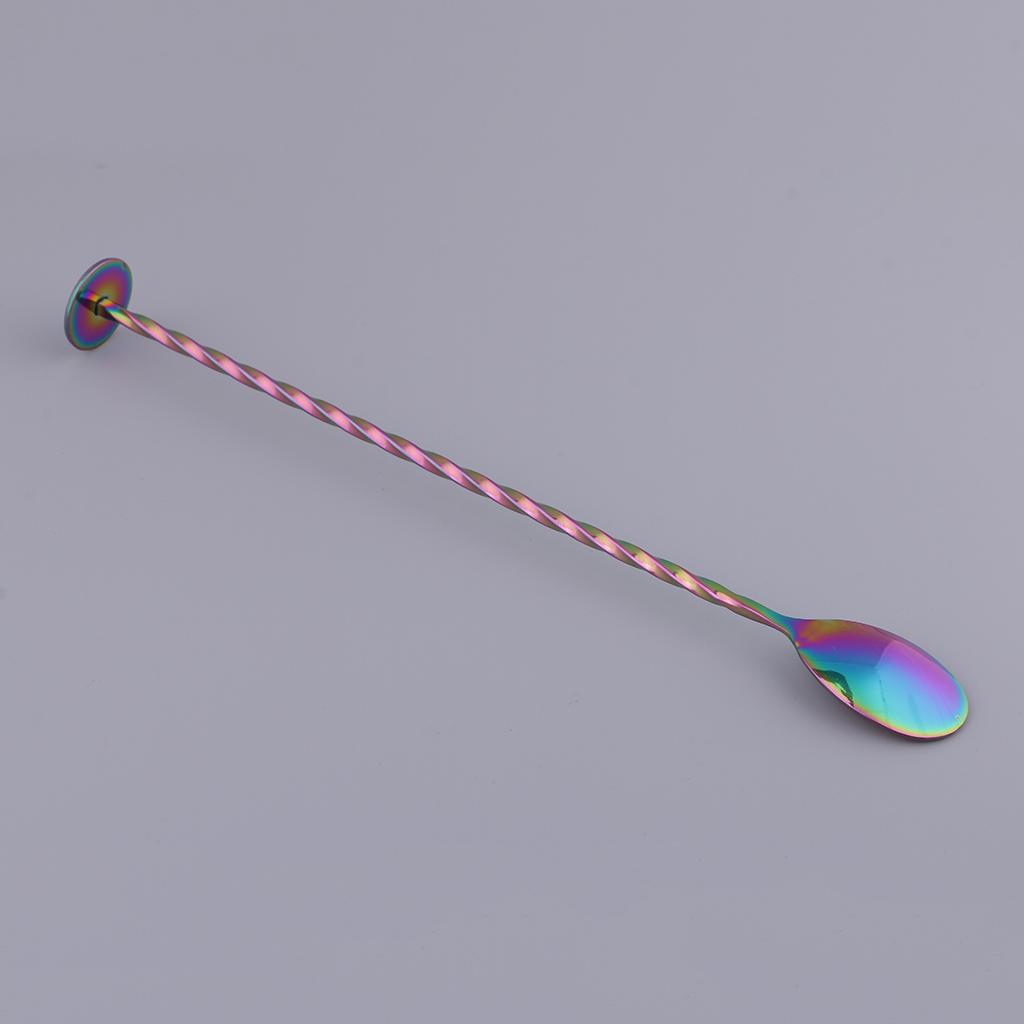 Barware Stirring Spoon for Ice Cream, Coffee, Milkshakes, Juice, Tea, Drink