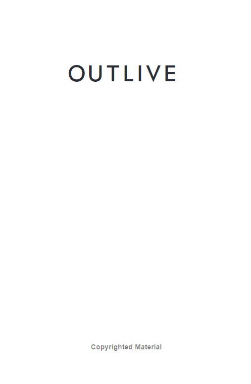 Sách ngoại văn: Outlive