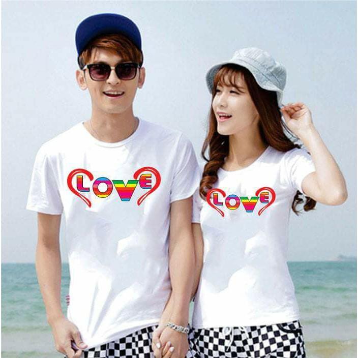 Áo cặp trái tim LOVE