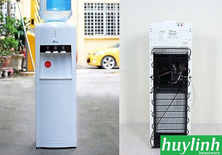 Cây nước nóng lạnh 3 vòi Fujie WD1800C - Làm lạnh bằng Block - Hàng chính hãng