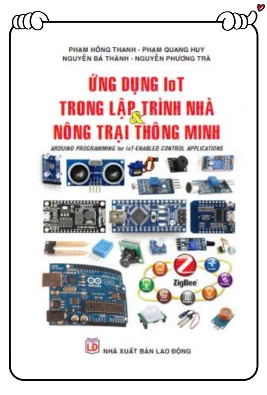 Sách ứng dụng iot trong lập trình nhà nông trại thông minh ( stk)