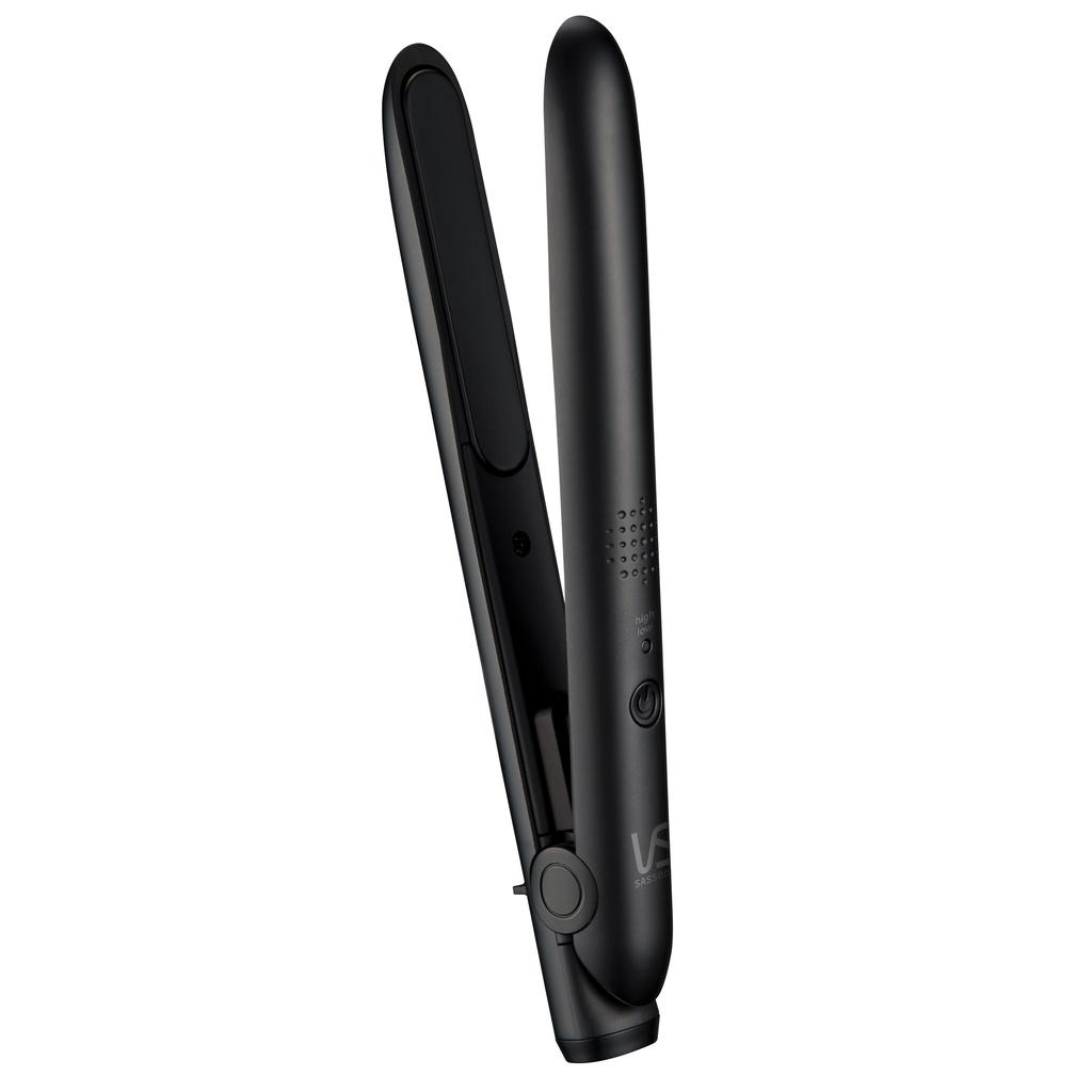 Máy duỗi tóc không dây VS Sassoon VSI Mini cáp sạc USB màu đen
