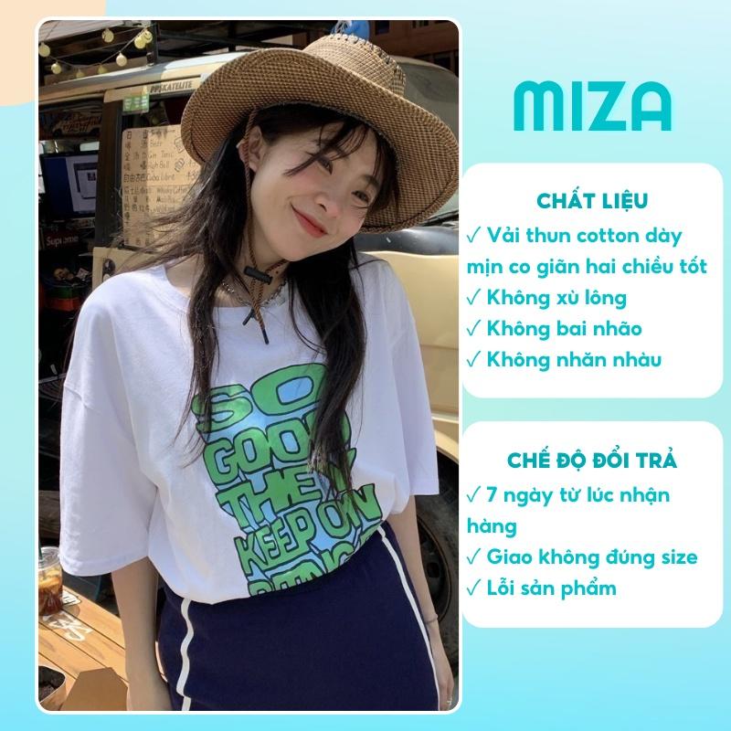 Áo phông unisex form rộng nữ nam unisex cổ tròn cotton oversize giá rẻ in hình street style ulzzang SO GOOD