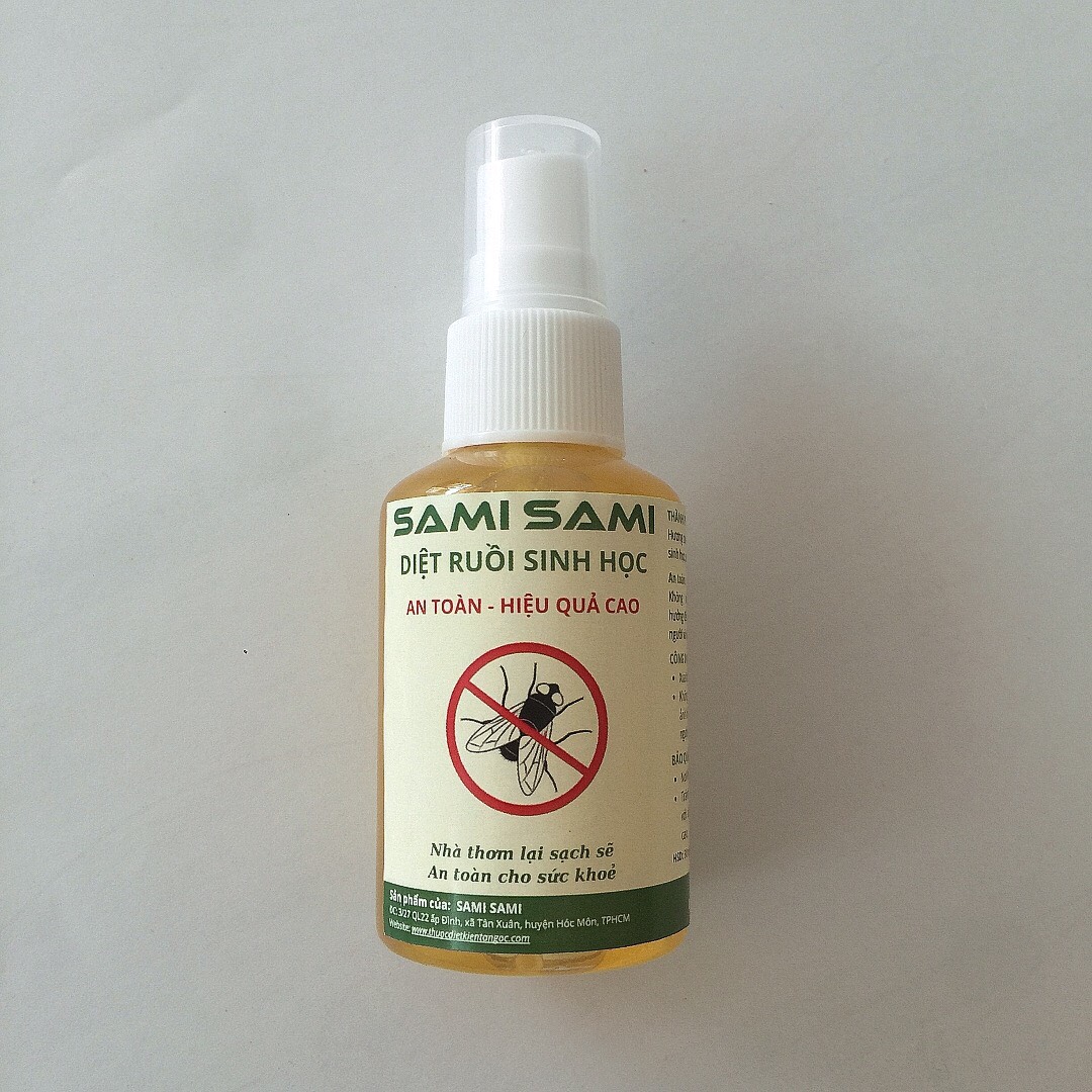 Thuốc diệt ruồi sinh học SAMI SAMI, diệt ruồi không mùi, diệt ruồi tận gốc hiệu quả cao, an toàn cho sức khoẻ
